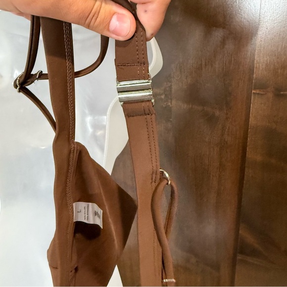 Cute Brown Bikini Set for Women NWOT Size L baddies high waist - Picture 6 of 9